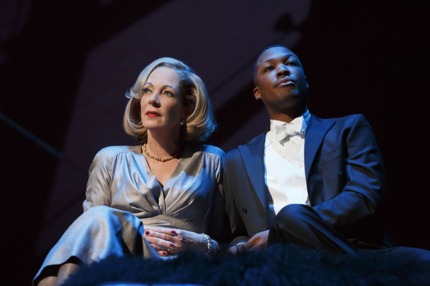 Allison Janney and Corey Hawkins in John Guare&#39;s Six Degrees of Separation.