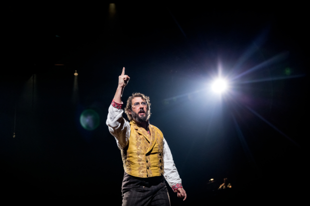 Josh Groban in Broadway&#39;s The Great Comet at the Imperial Theatre.