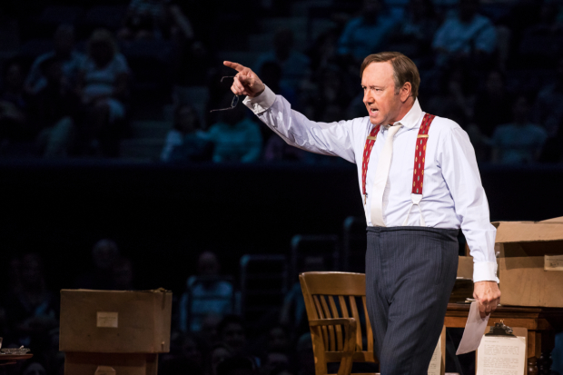 Kevin Spacey stars as Clarence Darrow in his solo show at Arthur Ashe Stadium.