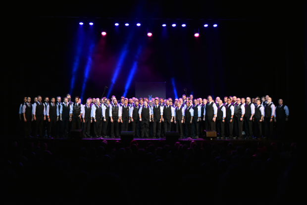 San Francisco&#39;s Gay Men&#39;s Chorus performed.