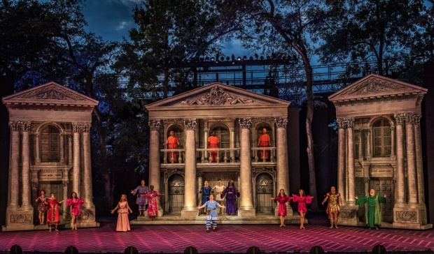 A Funny Thing Happened on the Way to the Forum, directed by Gary Griffin, plays at The Muny.