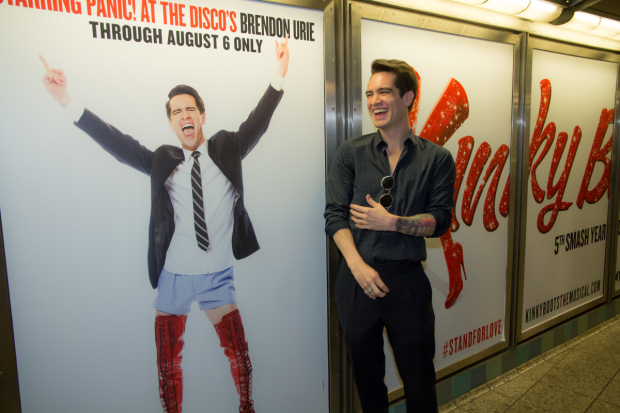 Brendon Urie makes his Broadway debut in Kinky Boots.