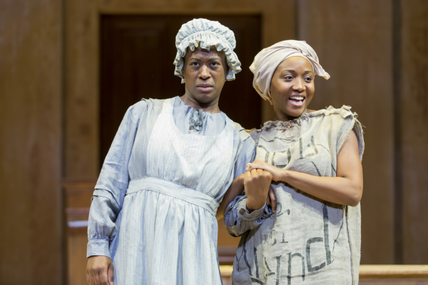 Erika Rose and Shannon Dorsey in An Octoroon, directed by Nataki Garrett, at Woolly Mammoth Theatre Company.