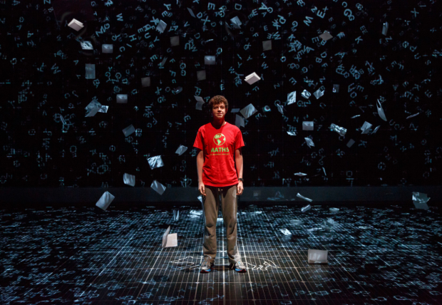 Adam Langdon as Christopher in The Curious Incident of the Dog in the Night-Time, which will soon be stopping in Los Angeles on its North American tour.