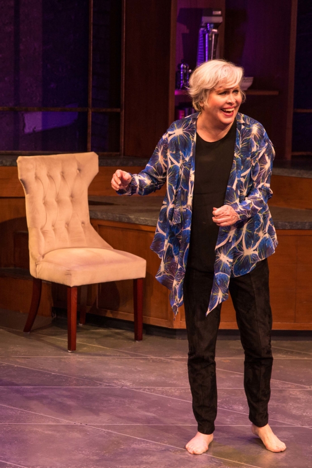 Tony nominee Nancy Opel stars in The Curvy Widow, directed by Peter Flynn, at the Westside Theatre.