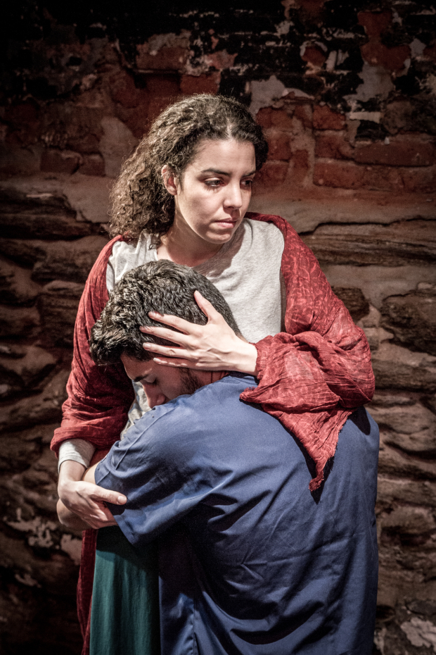 Mouna R&#39;miki and Shayan Sobhian star in Irene Kapustina&#39;s Lost and Guided at Under St. Marks.
