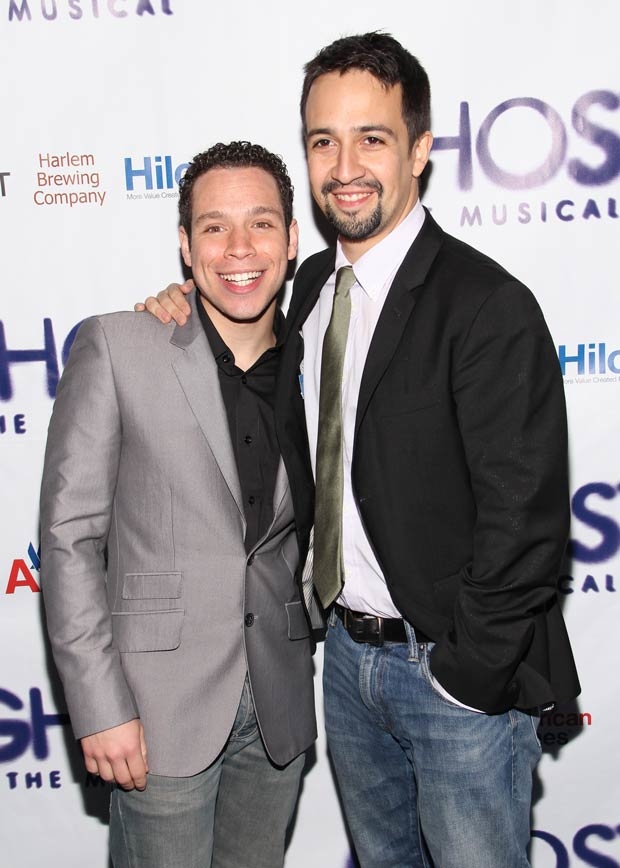 Robin De Jesús (left), who played Sonny in the original Broadway production of In the Heights, will be playing Usnavi in the Olney Theatre Center and Round House Theatre coproduction of the Lin-Manuel Miranda (right) musical.