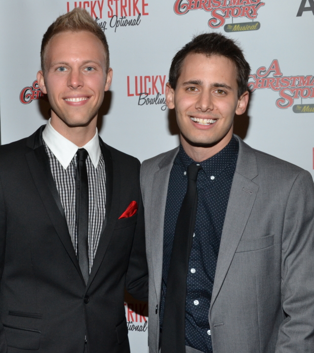 Justin Paul and Benj Pasek are the composers of A Christmas Story.