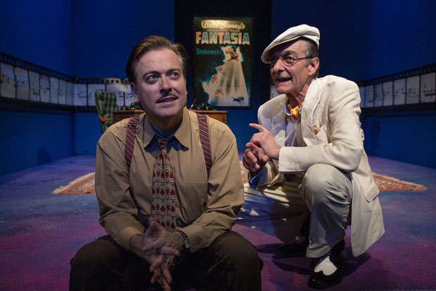 Mark Shanahan and Stephen D'Ambrose in Small World.