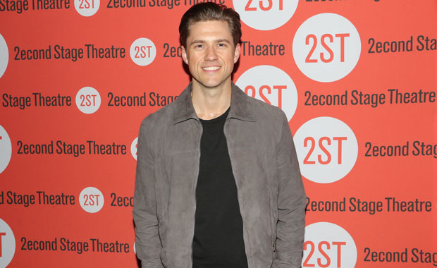Aaron Tveit as Robert in Stephen Sondheim and George Furth&#39;s Company, directed by Julianne Boyd, at Barrington Stage Company.