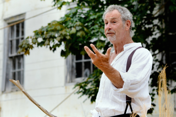 Nigel Gore plays Prospero in William Shakespeare&#39;s The Tempest, directed by Allyn Burrows, at Shakespeare and Company.
