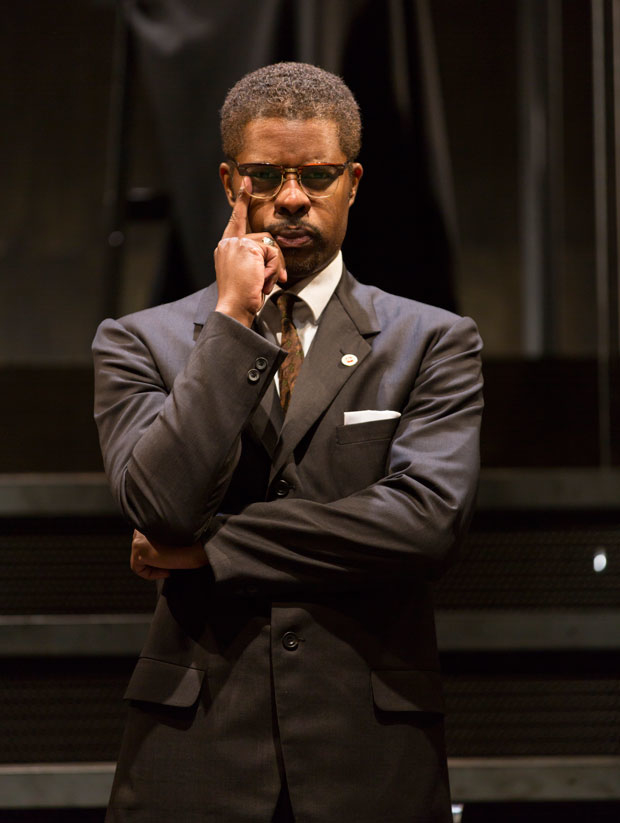 Jimonn Cole in Marcus Gardley&#39;s X: Or, Betty Shabazz v. The Nation, which will return for a full off-Broadway run as part of the Acting Company&#39;s 2017-2018 season.