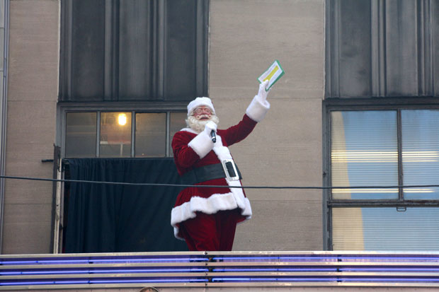 Santa Claus helps kick off the 2017 Radio City Christmas Spectacular.