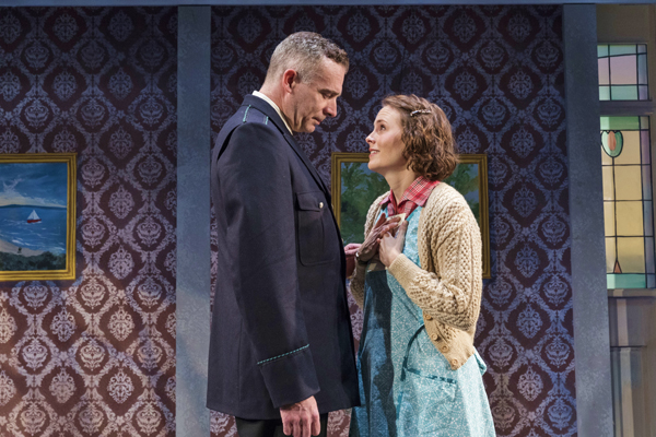 Aidan Redmond and Ellen Adair star in Teresa Deevy&#39;s Strange Birth, the first play in The Suitcase Under the Bed, an evening of one-acts directed by Jonathan Bank for the Mint Theater Company at Theatre Row.