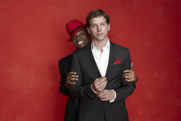 Billy Porter and Stark Sands star in Kinky Boots on Broadway.