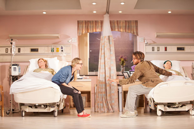 JoBeth Williams, Halley Feiffer, Jason Butler Harner, and Eileen T&#39;Kaye in a scene from the show.