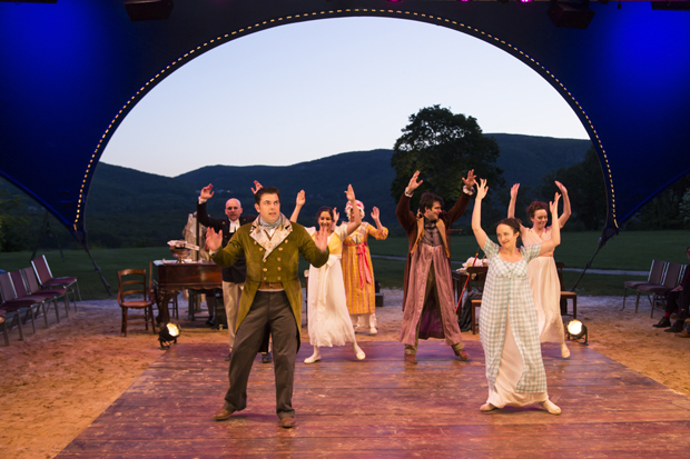 Jason O&#39;Connell and Kate Hamill lead the cast of Pride and Prejudice at the Hudson Valley Shakespeare Festival.