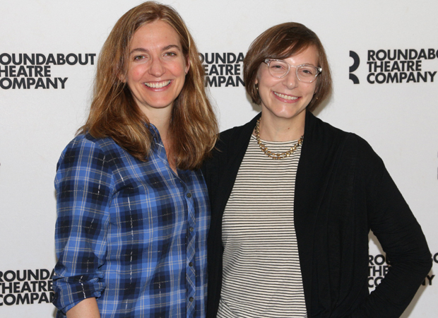 Director Gaye Taylor Upchurch and playwright Anna Ziegler were excited to meet the press.