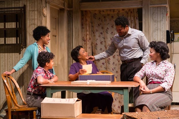 A scene from A Raisin in the Sun, directed by Carl Cofield, at Two River Theater.