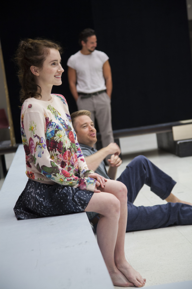 Catherine Combs in rehearsal for A View From the Bridge at the Goodman Theatre.