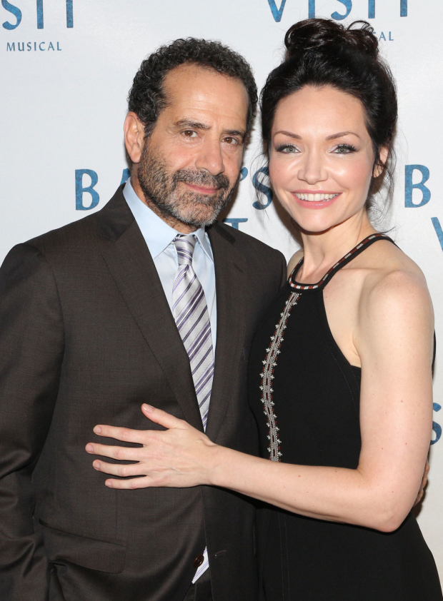 Tony Shalhoub and Katrina Lenk reprise their roles in the Broadway premiere of The Band&#39;s Visit.