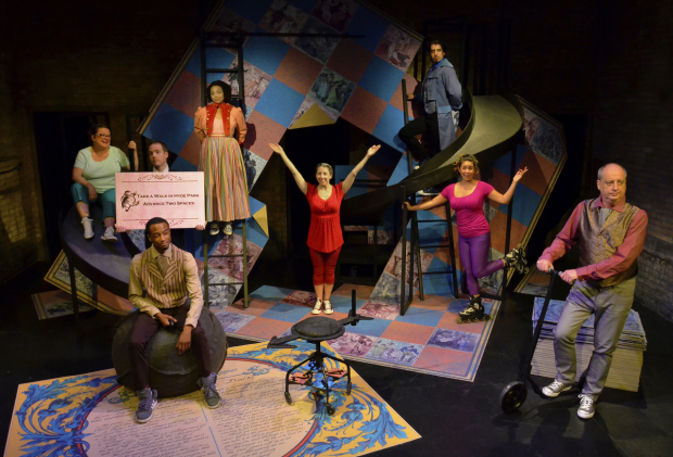 The cast of Sylvester, directed by Dorothy Milne, at Lifeline Theatre.
