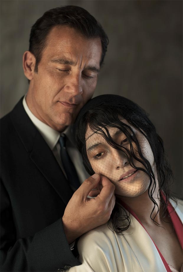Clive Owen and Jin Ha in a promotional image for the new Broadway revival of M. Butterfly by David Henry Hwang.