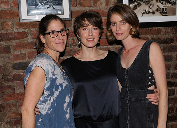 The Mary Jane team: director Anne Kauffman, star Carrie Coon, and playwright Amy Herzog.