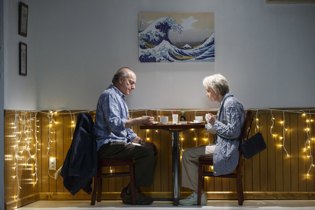 Peter Friedman and Deanna Dunagan star in Max Posner&#39;s The Treasurer, directed by David Cromer, at Playwrights Horizons.
