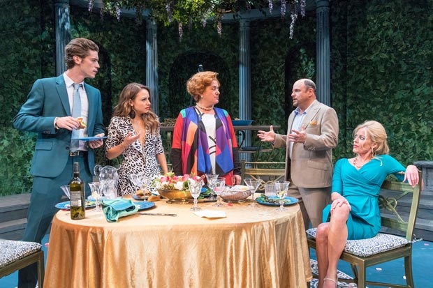 The cast of The Portuguese Kid, written and directed by John Patrick Shanley, at New York City Center — Stage I.