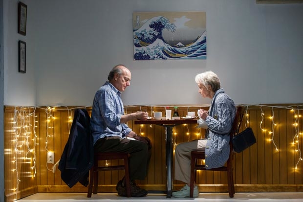 Peter Friedman and Deanna Dunagan star in Max Posner&#39;s The Treasurer, which will now run through November 5 at Playwrights Horizons.