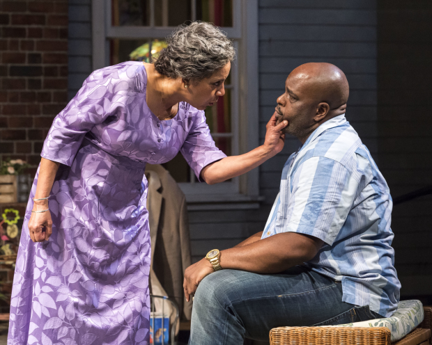 Phylicia Rashad and J. Bernard Calloway in &#39;&#39;Head of Passes, directed by Tina Landau, at the Mark Taper Forum.