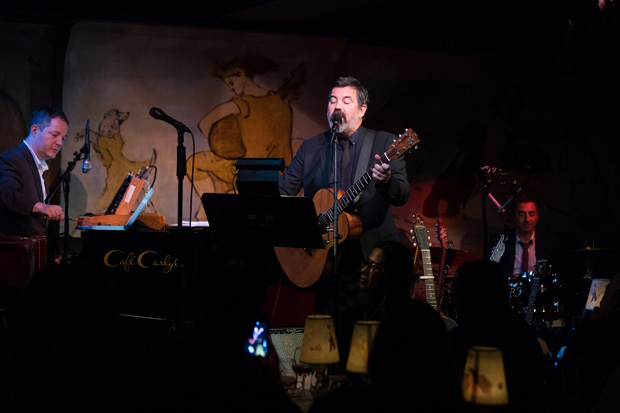 Duncan Sheik accompanies himself on seven different guitars over the course of his Café Carlyle debut.