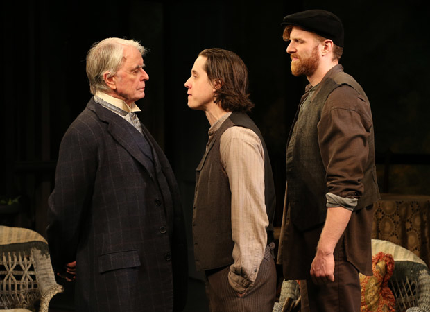 John Windsor-Cunningham, Johnny Hopkins, and Gordon Tashjian in The Home Place, directed by Charlotte Moore.