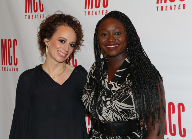 Director Rebecca Taichman and playwright Jocelyn Bioh get together for a photo.