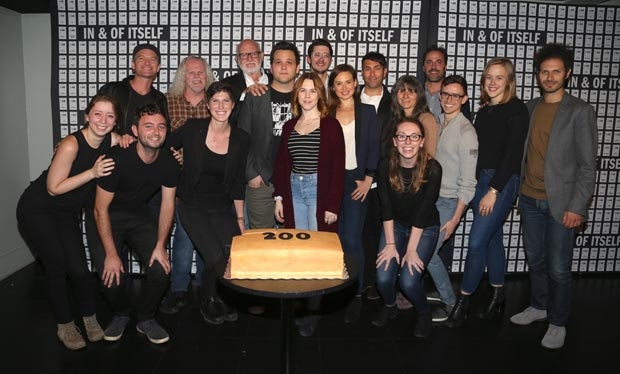 The company of In &amp; Of Itself celebrates 200 performances.