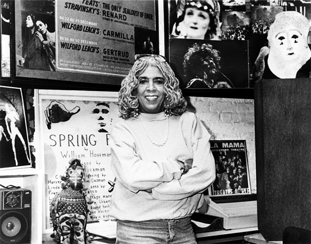 Ellen Stewart visits the La MaMa archive.