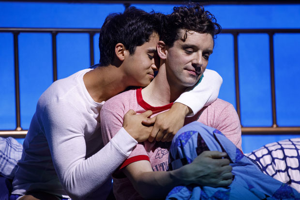 Michael Rosen and Michael Urie star in the revival of Harvey Fierstein&#39;s Torch Song, directed by Moisés Kaufman, at Second Stage Theatre.
