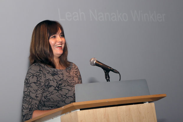 Leah Nanako Winkler, winner of The Mark O&#39;Donnell Prize.