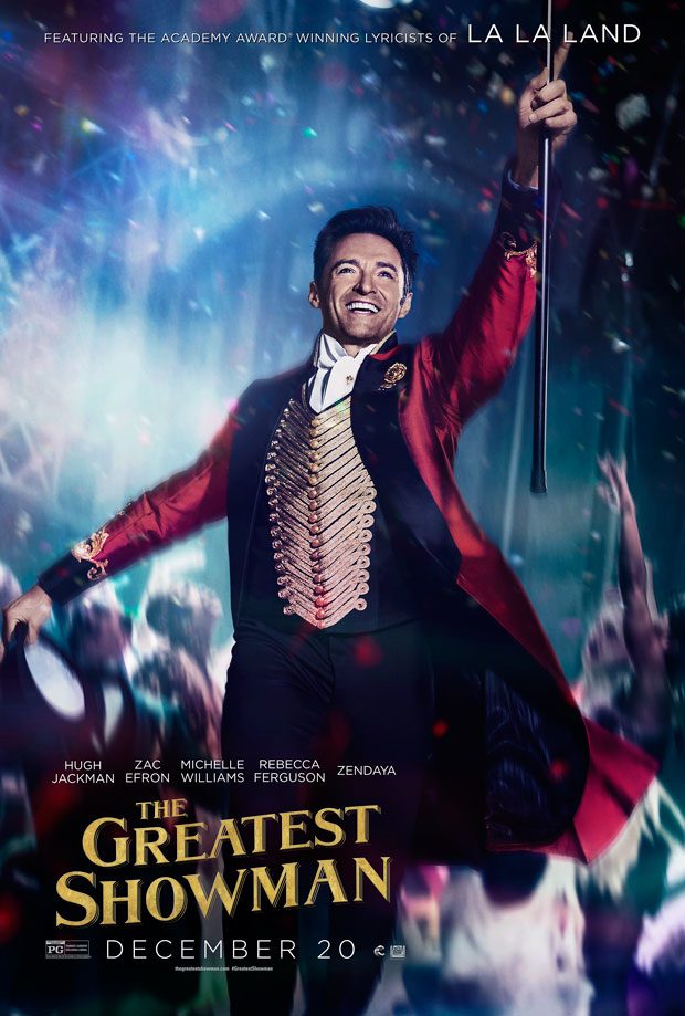 Hugh Jackman leads the cast of The Greastest Showman.
