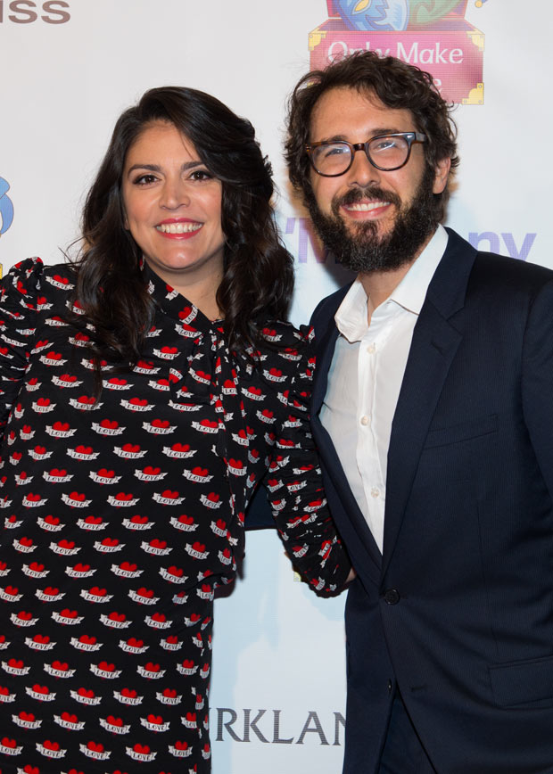 Cecily Strong hosted the Make Believe on Broadway gala honoring Josh Groban at the Schoenfeld Theatre.