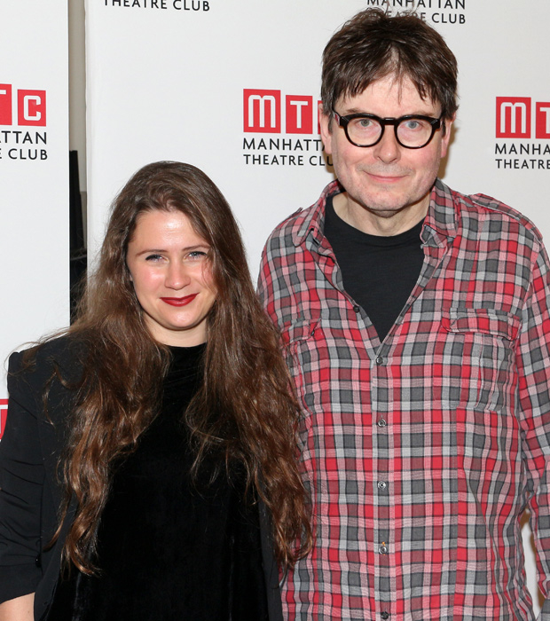 Playwright Lucy Kirkwood and director James Macdonald get together for a photo.