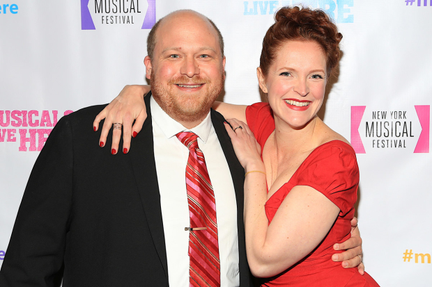 The hosts of NYMF&#39;s 2017 gala: Jason SweetTooth Williams and Grace McLean.