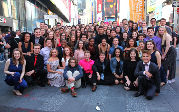 The participants of the 2017 Jimmy Awards, seen above. The Broadway League just announced the date for the 2018 Jimmy Awards.