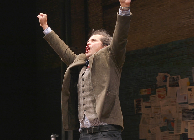 John Leguizamo takes a triumphant curtain call on opening night of Latin History for Morons.