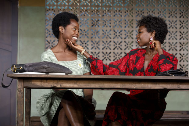 MaameYaa Boafo plays Paulina, and Zainab Jah plays Eloise in School Girls; or, The African Mean Girls Play.