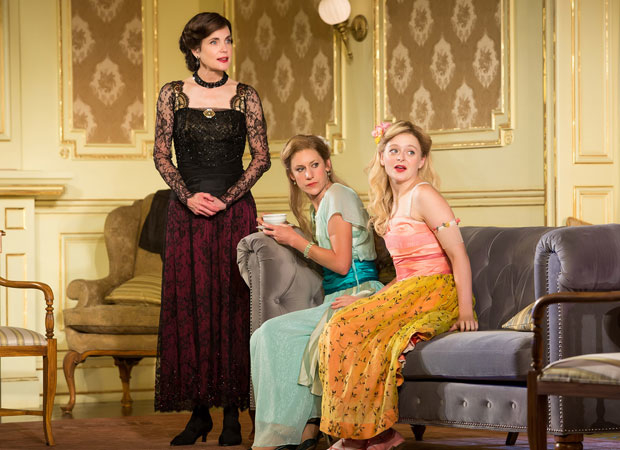 Elizabeth McGovern, Charlotte Parry, and Anna Baryshnikov in Time and the Conways.