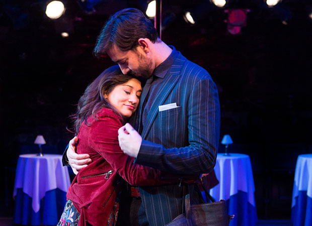 Lucy DeVito and Max Crumm share the stage in Hot Mess.