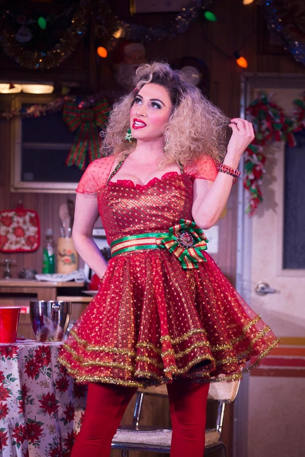 Lesli Margherita stars in Who&#39;s Holiday!, directed by; Carl Andress, at the Westside Theatre.