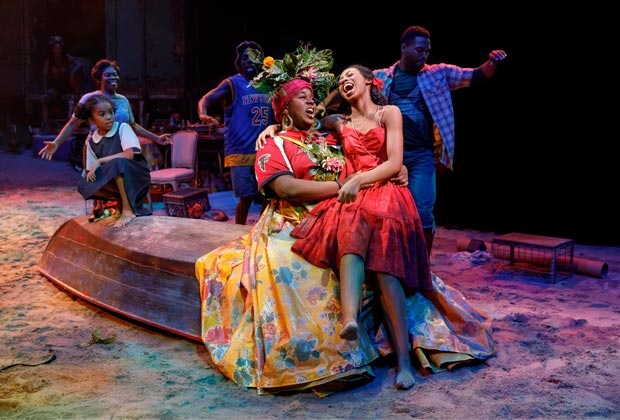 The Broadway revival of Once on This Island, directed by Michael Arden, plays at Circle in the Square Theatre.